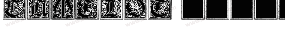 CAMELOT initials字体转换